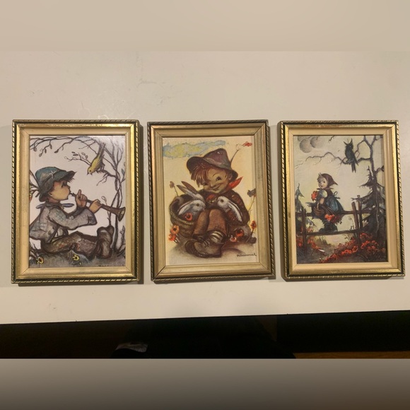 Hummel Vintage Framed Pictures Set of Three - Picture 1 of 14